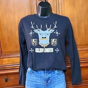 Vegas Golden Knights Ugly Christmas Tee